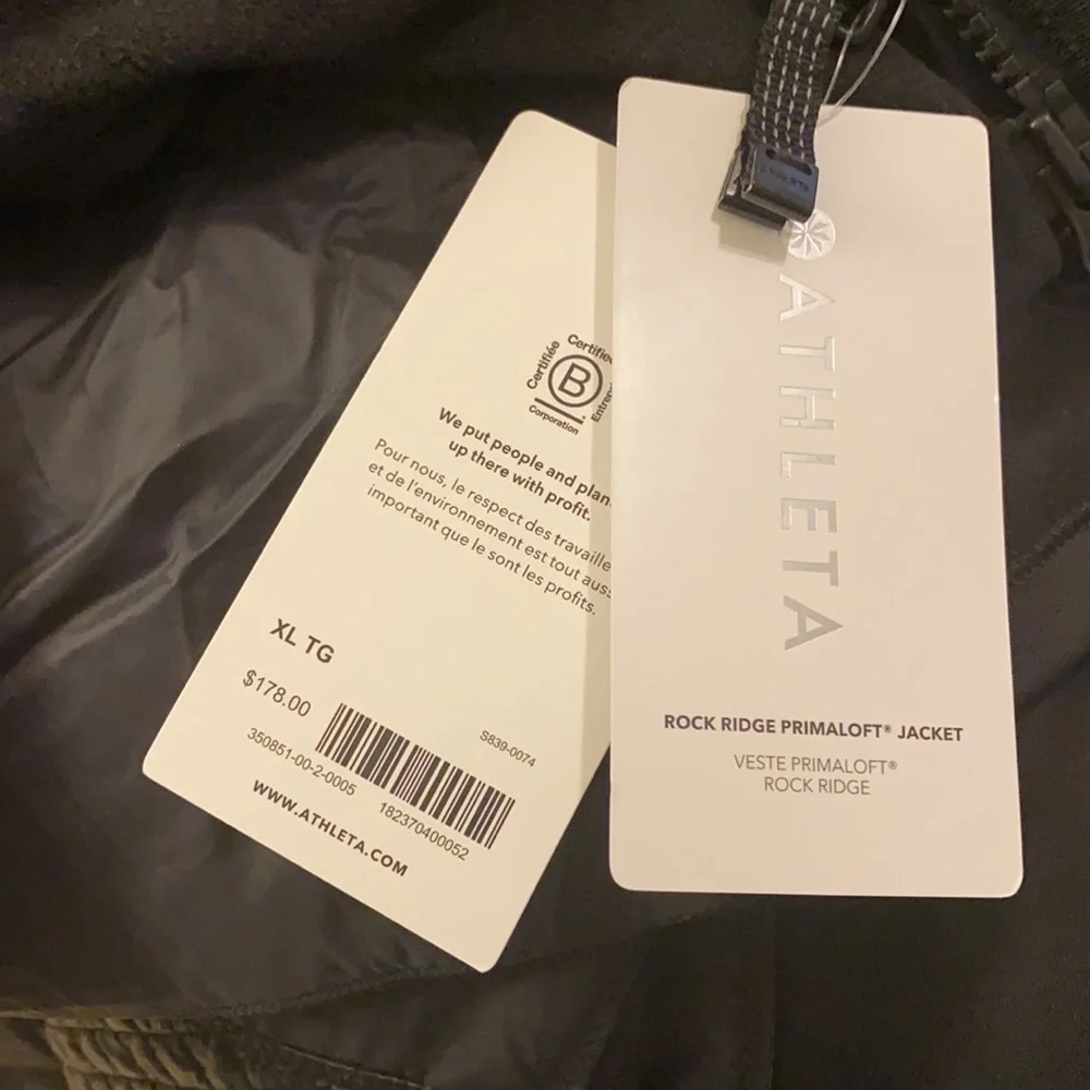 Athleta Rock Ridge Primaloft Jacket // Black #350851 - Picture 8 of 15